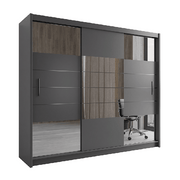 Thames 250cm Sliding Door Wardrobe Graphite 