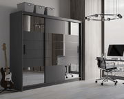 Thames 250cm Sliding Door Wardrobe Graphite 