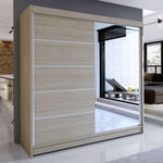Tia III 180cm Sliding Door Wardrobe Sonoma 