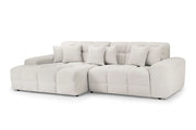 Tokyo Sofa Beige Left Hand Facing Corner - 298 x 147 CM 