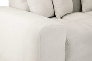Tokyo Sofa Beige Left Hand Facing Corner - 298 x 147 CM 