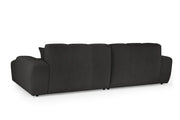 Tokyo Sofa Black Right Hand Facing Corner 298 x 147 CM 