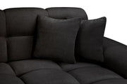 Tokyo Sofa Black Right Hand Facing Corner 298 x 147 CM 