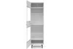 Veroli 04 Tall Display Cabinet 60cm [White] - Interior Layout