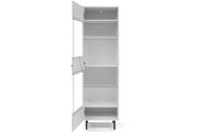 Veroli 04 Tall Display Cabinet 60cm [White] - Interior Layout