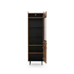 Vasina 09 Tall Display Cabinet 60cm [Oak] - Interior Layout