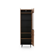 Vasina 09 Tall Display Cabinet 60cm [Oak] - Interior Layout