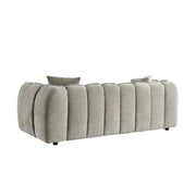 Venice Beige Fabric 3 Seater Sofa