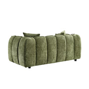 Venice Green Fabric 2 Seater Sofa