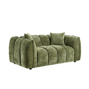 Venice Green Fabric 3+2 Seater Sofa Set