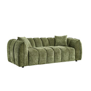 Venice Green Fabric 3+2 Seater Sofa Set