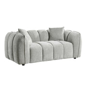 Venice Grey Fabric 2 Seater Sofa