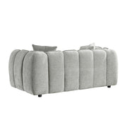 Venice Grey Fabric 2 Seater Sofa