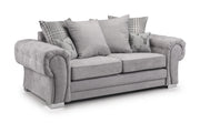 Verona Scatterback Sofa - Grey 3 Seater - 193 CM 