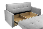Viva Sofabed - Grey 3 Seater - 173 CM 