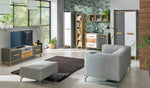 Werso W4 Bookcase 35cm [Oak] - Lifestyle Image
