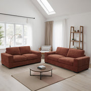 Westminster Berry Red Fabric 3+2 Seater Sofa Set