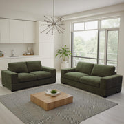 Westminster Forest Green Fabric 3+2 Seater Sofa Set