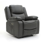 Gray recliner chair 
