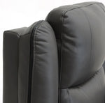 gray leather sofa