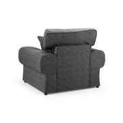 Wilcot Grey Fabric Armchair