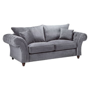 Windsor Fullback Grey 3 Seater Sofa