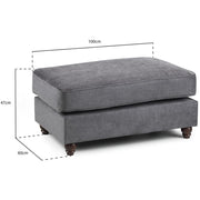 Windsor Grey Footstool