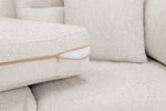 Zenith Sofa Beige Armchair - 88 CM 
