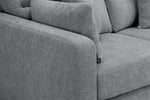 Zenith Sofa Grey 3 Seater - 193 CM 
