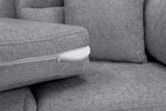 Zenith Sofa Grey 3 Seater - 193 CM 