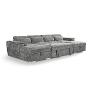 Alaya Sofabed | Grey U Shape Corner | 326 x 166 x 166 CM