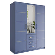 Bali | 147cm Hinged Door Wardrobe | Blue