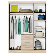 Bali | 147cm Hinged Door Wardrobe | Pink