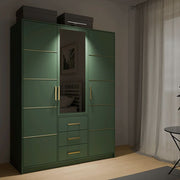 Bali | 147cm Hinged Door Wardrobe | Green