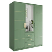Bali | 147cm Hinged Door Wardrobe | Green