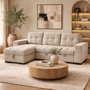 Palermo Sofabed | Beige Universal Corner | 250 x 156 CM