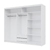 Batumi | 250cm Sliding Door Wardrobe | White + Mirror