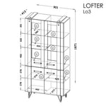 Lofter LO3 Display Cabinet 90cm