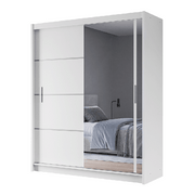 Mersey 180cm Sliding Door Wardrobe White 