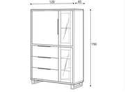 Halle 12 Tall Display Cabinet