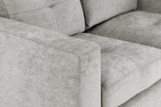 Archie Sofa - Grey Fabric Armchair - 87 CM 