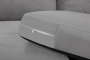 Mirabel Sofa - Grey Right Hand Facing Corner - 305 x 215 cm 