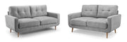 Aurora Sofa - Grey 3+2 Set - 182 cm x 156 cm 