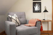 Aurora Sofa - Grey Armchair - 88 cm 