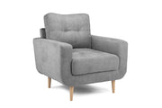 Aurora Sofa - Grey Armchair - 88 cm 