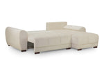 Lazur Sofabed - Cream Universal Corner - 253 x 173 CM 
