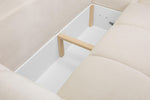 Lazur Sofabed - Cream Universal Corner - 253 x 173 CM 