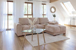Lazur Sofabed - Mocha Universal Corner - 253 x 173 CM 
