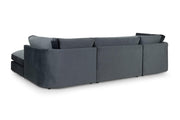 Knightsbridge Sofa - Slate U Shape Corner - 330 x 200 x 200 CM 