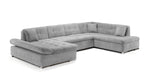 Orzo Sofabed - Grey Right Hand Facing U Shape Corner 